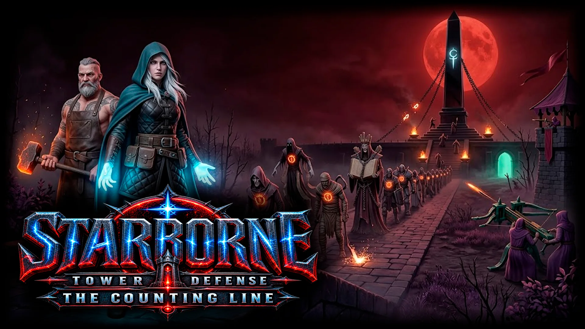 Starborne TD: The Counting Line key art