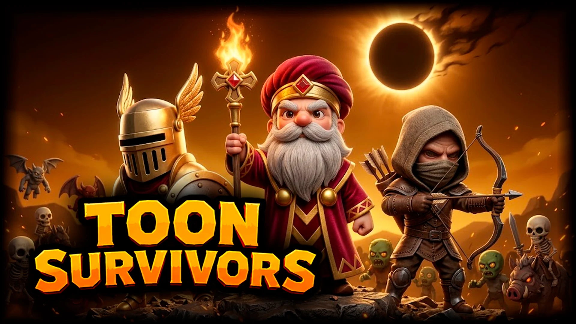 Toon Survivors key art
